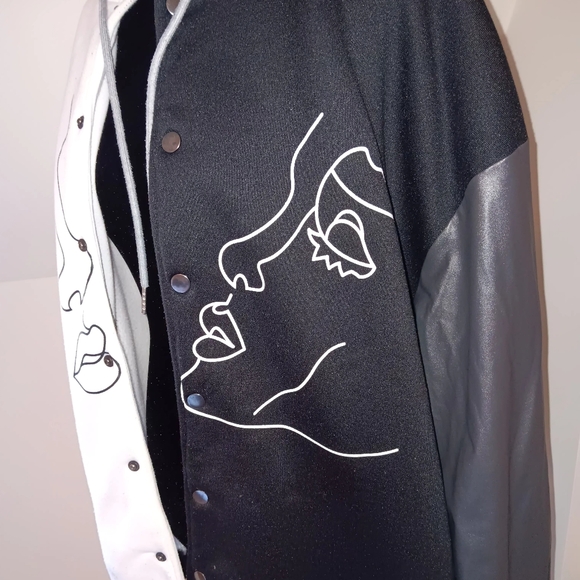 Artsy varsity jacket - Picture 4 of 10